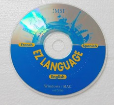 IMST EZ Language English French Spanish Windows/Mac CD - £5.39 GBP