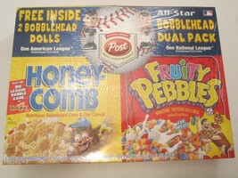 POST Cereal Box 2002 HONEY-COMB &amp; FRUITY PEBBLES DUAL PACK Display Shrin... - $51.83