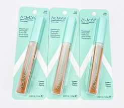 Almay Clear Complexion Concealer 500 Deep Salicylic Acid Acne Treatment Lot Of 3 - $18.33