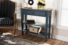 Cintia Blue Spruce Fiinished Wood Accent Console Table - $246.00