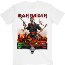 White Iron Maiden Legacy Of The Beast Mexico Official Tee T-Shirt Mens Unisex - £28.68 GBP