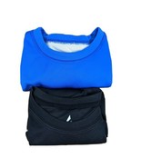 Boys Shirts Medium Blue Reversible Jersey and Black Compression Top - £12.57 GBP