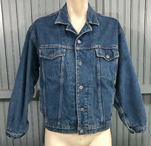GAP Blue Jean Denim Blanket Insulated Ladies Jacket Size Extra Small - $30.22