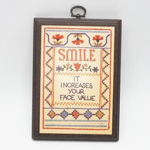Vintage Smile It Increases Your Face Value Wall Hanging - £19.37 GBP