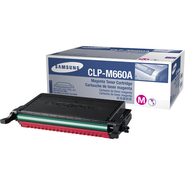 Genuine Samsung CLP-M660A 2000 Page Magenta Toner for CLP-610N, CLP-610ND - $166.99