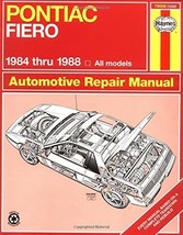 Pontiac Fiero, 1984-1988 (Haynes Repair Manuals) by Haynes, John (1988) Paperbac - $42.89