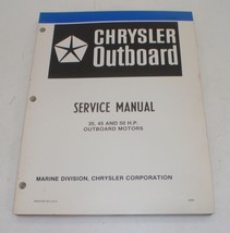 Chrysler Outboard Service Manual 25, 35 &amp; 50 HP - £13.45 GBP