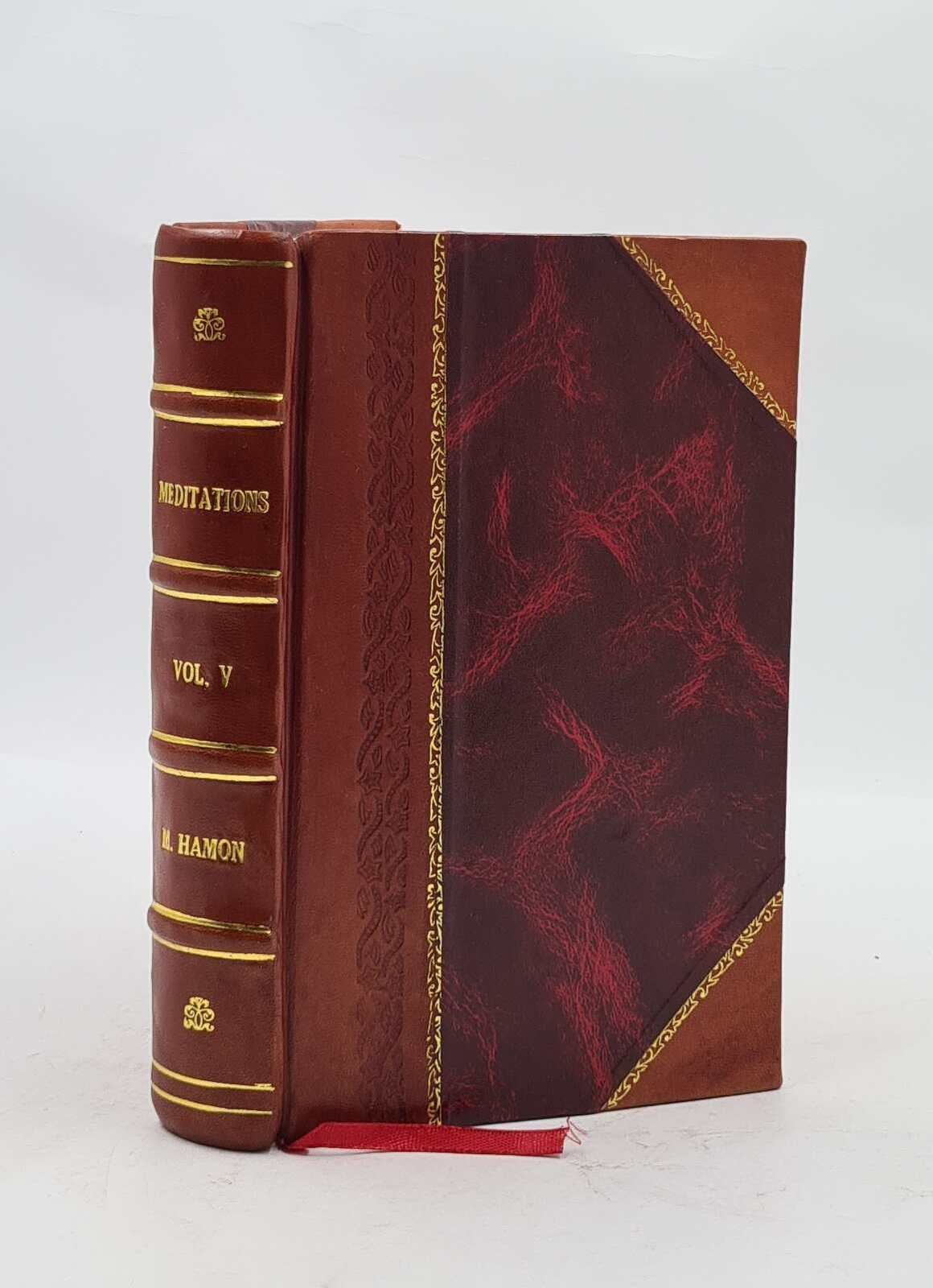 Primary image for Meditations for all the days of the year Volume 5 1894 [Leather Bound]