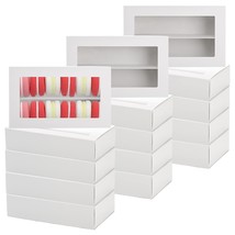 30 Pack Macaron Boxes For 12, Macaron Gift Box, White Bakery Boxes With ... - $37.99