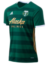 Portland Timbers Soccer JERSEY-AUTHENTIC ADIDAS-ADULT Small Retail $85-NWT - £35.76 GBP