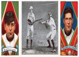 3886.Blair vs Quinn New York Baseball Player Poster from early sport card art - £12.67 GBP+