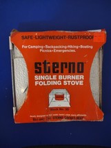 Vintage Sterno Folding Stove Single Burner Rustproof New Old Stock  - £10.12 GBP