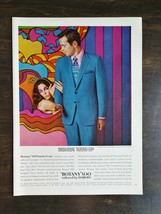 Vintage 1969 Botany 500 Suit Tailored by Daroff Full Page Original Ad 324 - $6.92