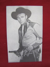 Vintage 1940s Penny Arcade Card Roy Roger Western Cowboy #34 - £15.49 GBP