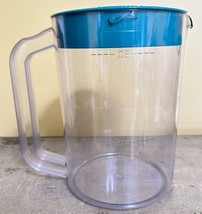 West Bend Iced Tea Maker Pitcher Replacement Vintage Green Blue Teal 6050 - £14.38 GBP