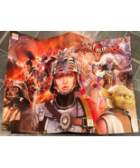 2008 Soul Calibur IV Game Poster w/Darth Vader &amp; Yoda 20&quot; X 14&quot; *FOLDED/... - $29.87 CAD