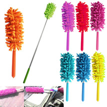 1 X Telescopic Microfiber Duster Extendable Cleaning Dust Home Office Ca... - £11.98 GBP