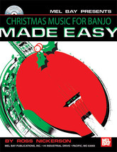 Christmas Music For Banjo Made Easy/Book w/CD Set - £11.76 GBP