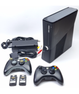 Microsoft Xbox 360 S 4GB Console - Black (1439) Bundle - £57.99 GBP