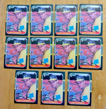 1987 Donruss #34 Terry Steinbach Rated Rookie Oakland Athletics NM/MT Lot Of 11 - £10.77 GBP