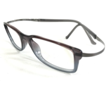 Silhouette Brille Rahmen Spx M 2822/60 6057 Grau Lila Feder 50-16-145 - £118.50 GBP