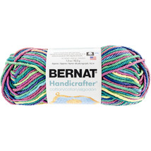 Bernat Handicrafter Cotton Yarn - Ombres-Psychedelic - £11.65 GBP