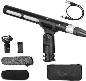 Microphone, Professional Cardioid Mini Shotgun Condenser Mic With 12-48 ... - $201.99