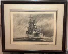 John Kelly Destroyer Signed &amp; Numbered Framed Estampes Print, 24&quot; x 30&quot; With COA - $125.73