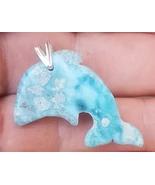 great larimar handcarved DOLPHIN 925 sterling silver Gemstone pendant (w... - €25,96 EUR great larimar handcarved DOLPHIN 925 sterling silver Gemstone pendant (w... - €25,96 EUR