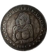 E Pluribus Unum - Moneda de fantasía de 1881 con diseño de mujer - $18.55 CAD