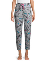 Briefly Stated Ladies Sleep Jogger - Makeup Girl Grey Size S - $24.99