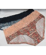 Victoria&#39;s Secret Panty Panties LACE WAIST COTTON HIPHUGGER Size Large L... - $14.74