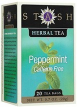 NEW Stash Tea Natural Caffeine Free Herbal Tea Peppermint 20 Count - $9.67