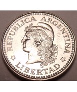 Gem Unc Argentina 1959 5 Centavos~Last Year Ever Minted~Over 50 Years Ol... - £3.20 GBP