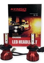 H7 LED Headlight Bulb Kit, KEMSO, 6500/16000 Lumens Super White Conversi... - £11.13 GBP