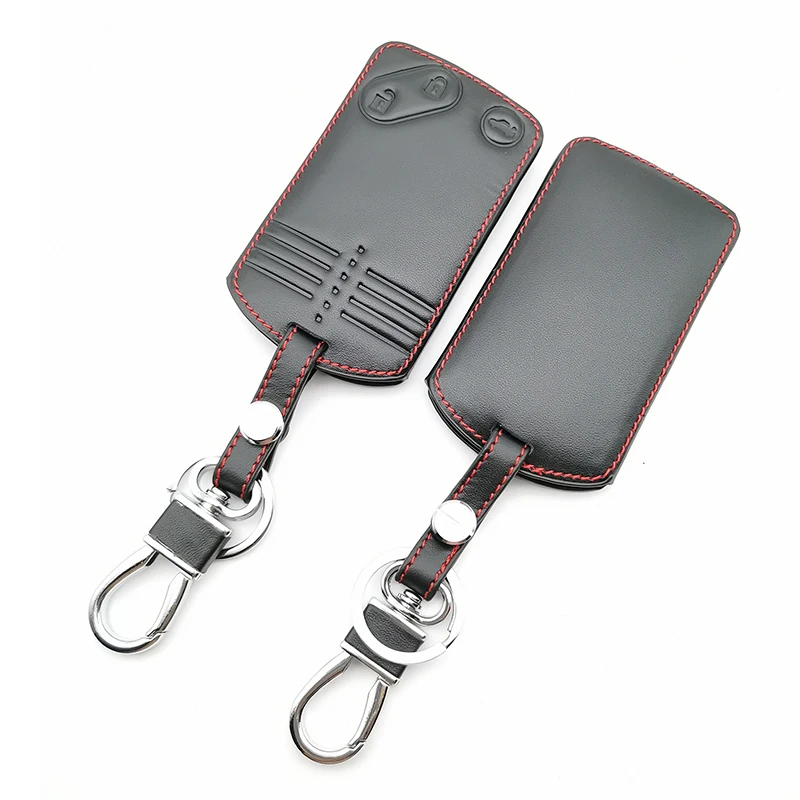 Leather Mazda key case key cover For Mazda 3 5 6 8 M8 CX-7 CX-9 3 Button... - $17.89