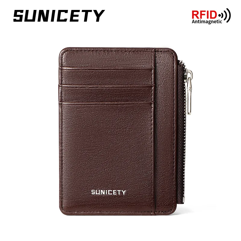 Fashion Leather Wallet Men Luxury Slim Coin Purse Business Foldable Wallet Man C - $69.98