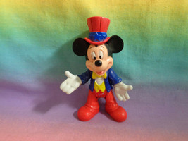 1994 McDonald&#39;s Disney Mickey Mouse Red Top Hat Epcot Figure - very scraped - £1.19 GBP
