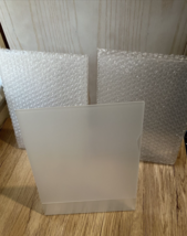 Slant Acrylic Sign Holder  8.5 x 11” 3 Pack NEW - £21.57 GBP