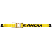 Ancra Flatbed Ratchet Strap 49346-10 4&quot; x 27-ft. W/ 41766-18 Flat Hooks 5400 lb - £54.60 GBP