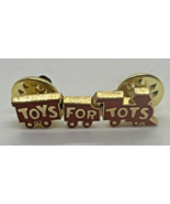 Toys For Tots Red Train Lapel Pin Pinback US Marine Corps - €11,17 EUR