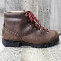 Vintage VASQUE Hiking Mountaineering Boots Leather Italy Rugged Women&#39;s ... - $49.45