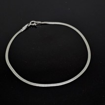 MILOR 925 STERLING SILVER Herringbone CHAIN BRACELET 1 Gram Italy 7.2&quot; Long - $24.95