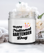 Funny Bartender Candle - Happy National Day - 9 oz Candle Gifts For Co-Workers  - £15.72 GBP