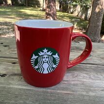 Starbucks 2021 Red Classic Mermaid Green Logo Ceramic Coffee Cup/Mug 12 oz. - $5.05