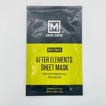 M. Skin Care Men’s After Elements Face Sheet Mask Replenish Calm Rehydrate - $2.47