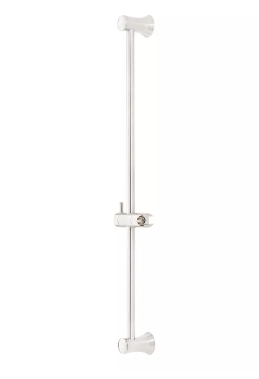 New Brushed Nickel Custom Showering 30 in. Modern Slide Bar by Signature... - $149.95