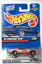 2000 `67 Pontiac GTO Orange w/5sp Wheels Hot Wheels Mainline - £2.70 GBP