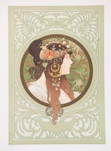 Mucha Byzantine Heads Brunette Limited Edition Fine Art Lithograph S2 - £791.67 GBP