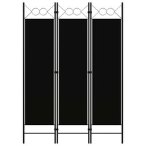  3-Panel Room Divider Black 47.2&quot;x70.9&quot; - $101.96